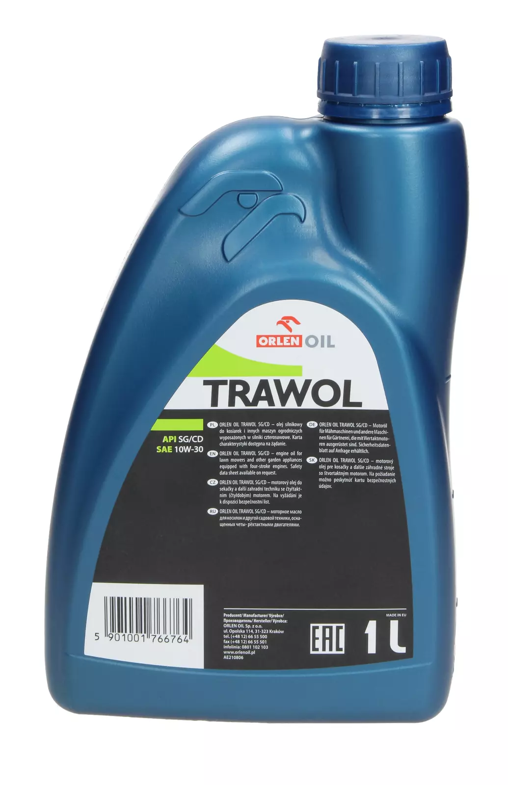 ORLEN TRAWOL 10W-30 масло для газонокосилок 1 л