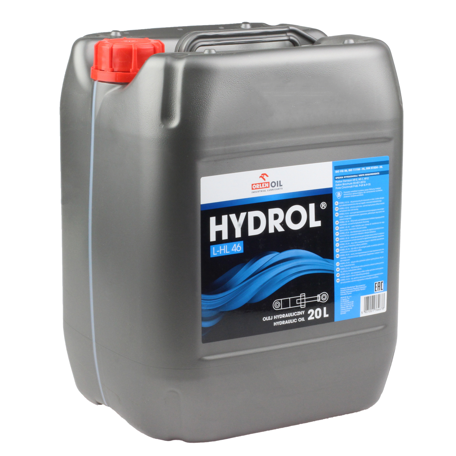 Гидравлическое масло Orlen HYDROL L-HL 46 20л.