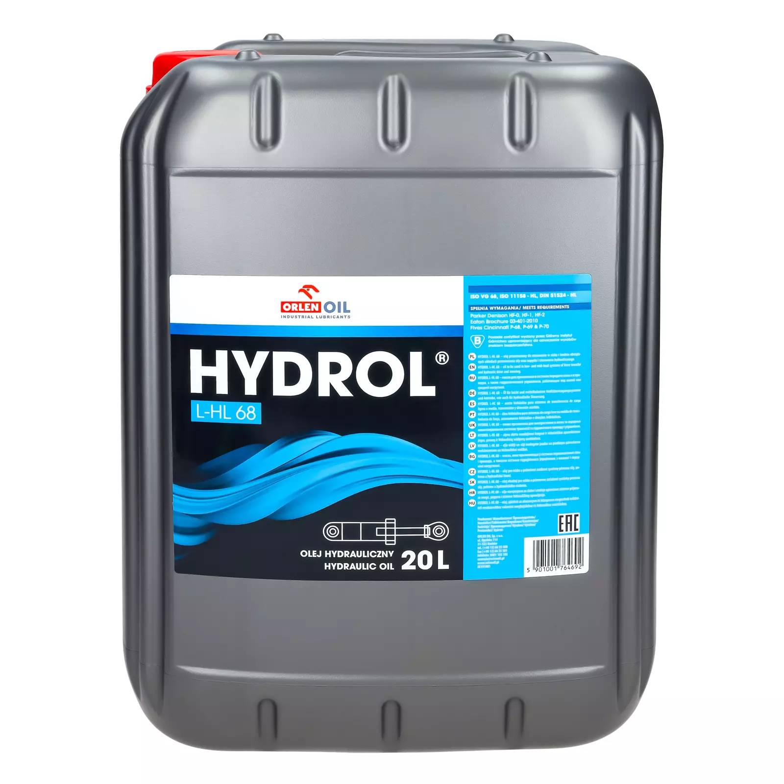 Гидравлическое масло Orlen HYDROL L-HL 68 20л.