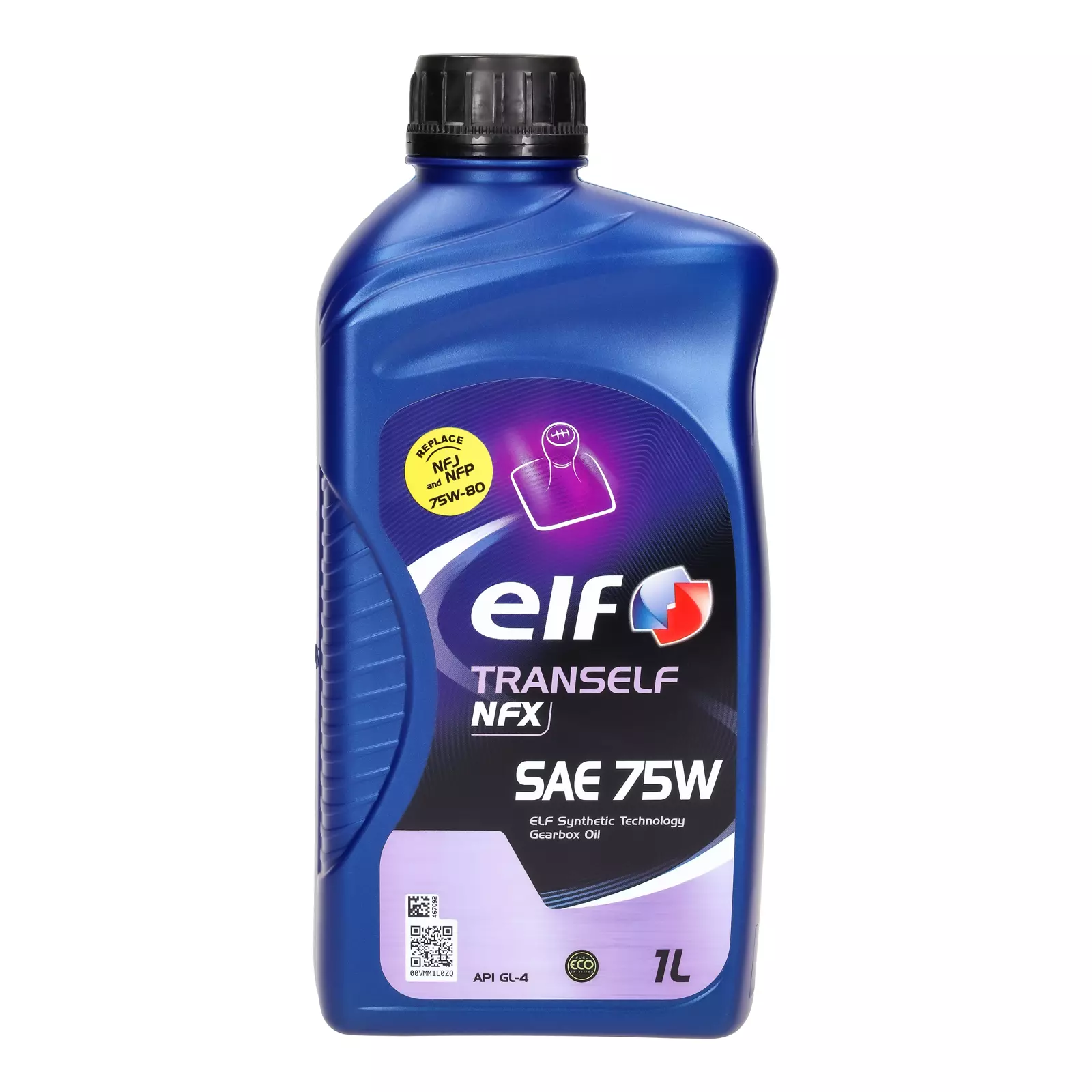 Трансмиссионное масло Elf Tranself NFX SAE 75W 1л., 2223519