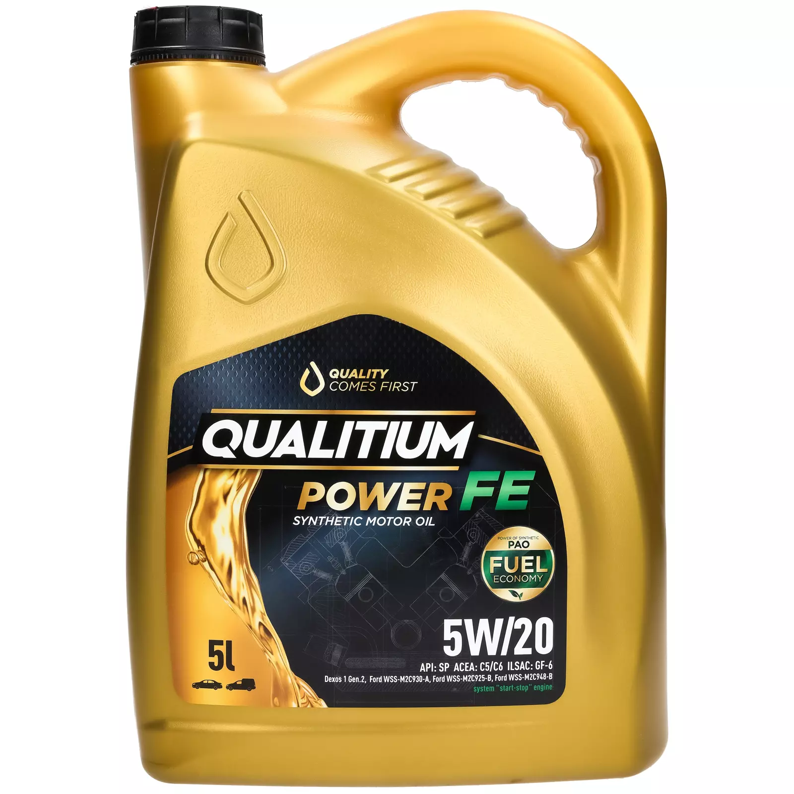 Моторное масло Quality Power FE 5W-20 5л., QPFE5W20-5