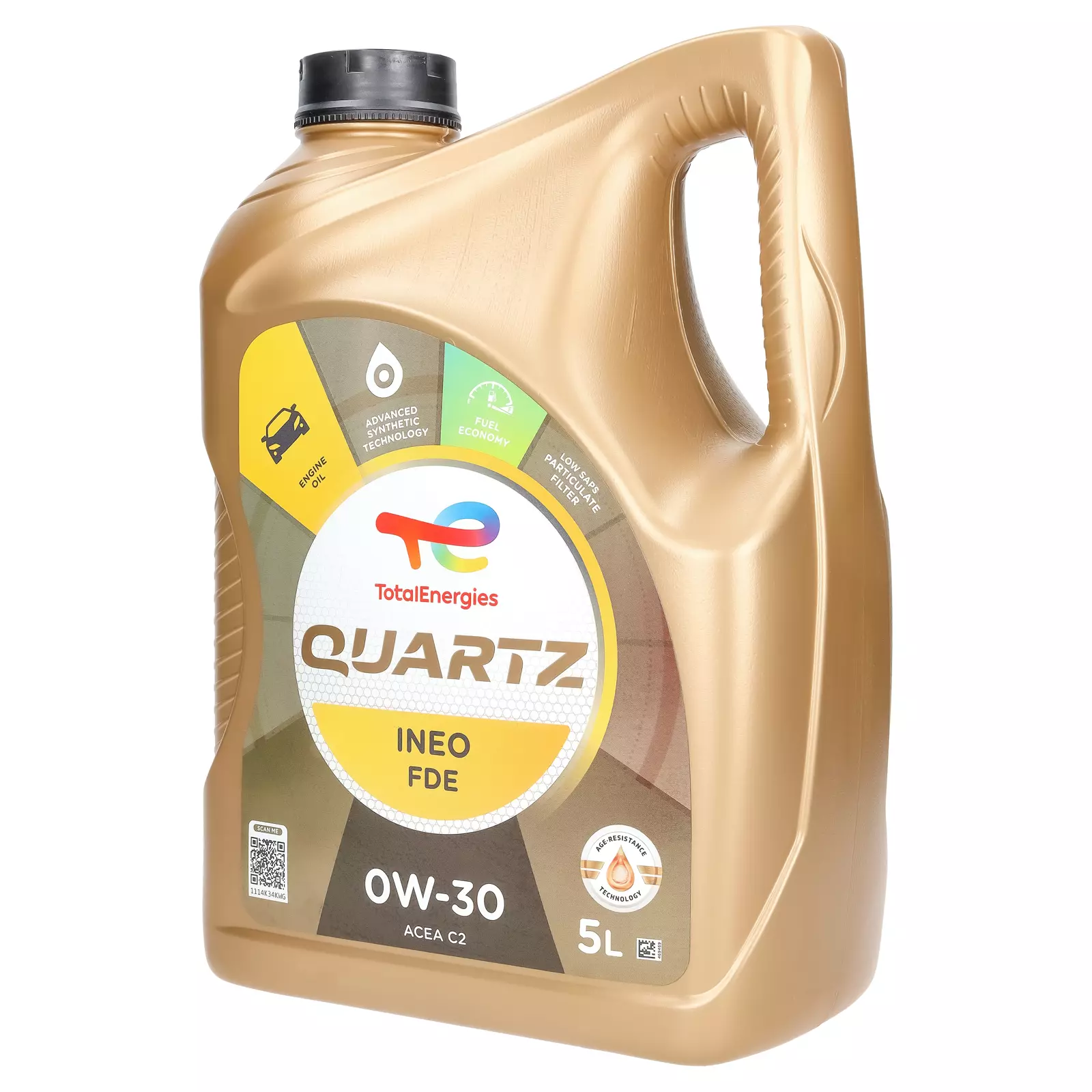 Моторное масло Total Quartz Ineo FDE 0W-30 5л., 27101981