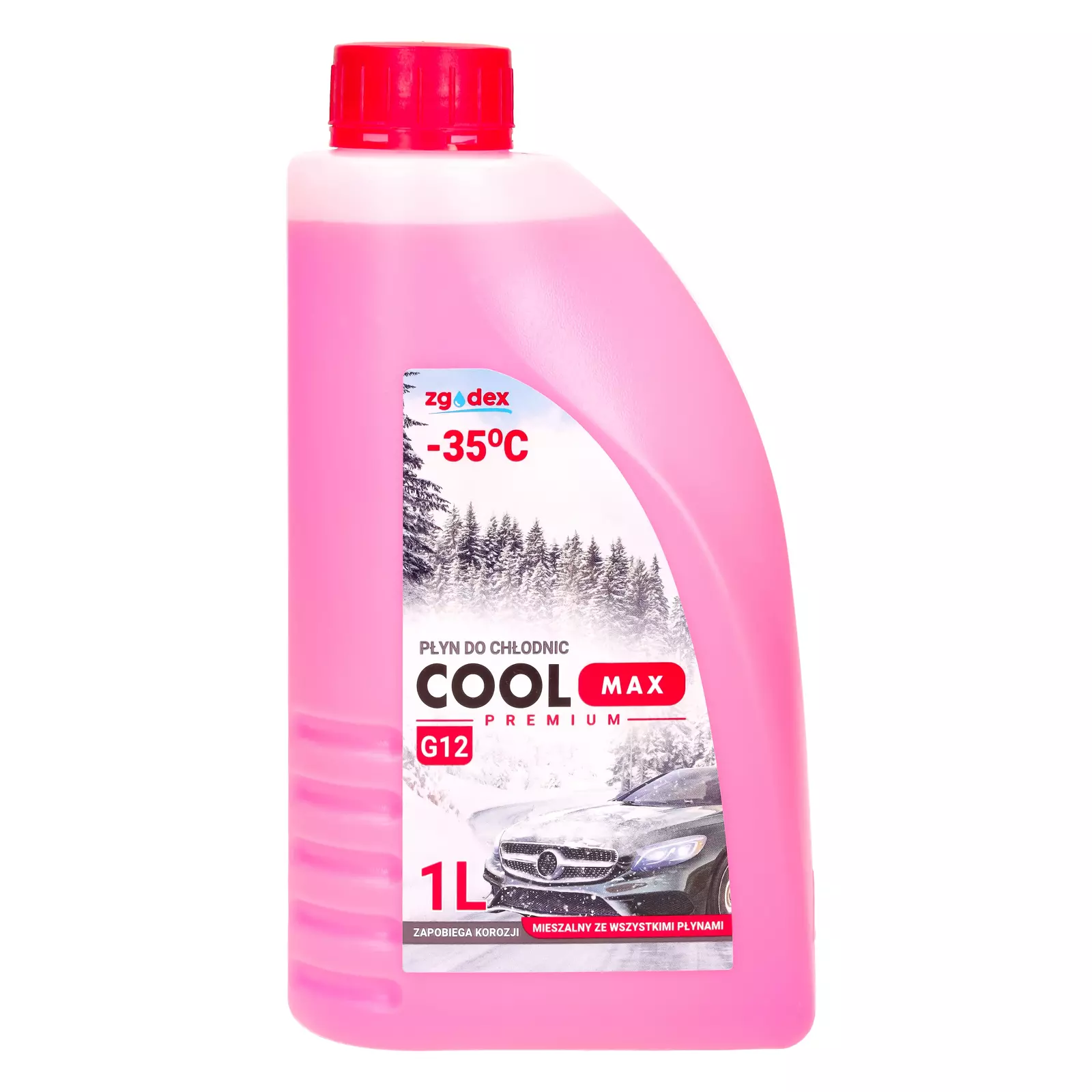 Охлаждающая жидкость COOLMAX G12, розовая, 1л, KCVCG12-1